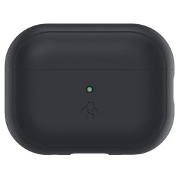Spigen Silicone Fit Strap - Etui do Apple AirPods Pro 1 / 2 (Czarny / Zielony)
