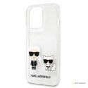 Karl Lagerfeld Ikonik & Choupette - Etui iPhone 13 Pro Max (przezroczysty)