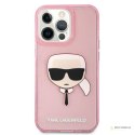 Karl Lagerfeld Karl's Head Glitter - Etui iPhone 13 Pro Max (różowy)