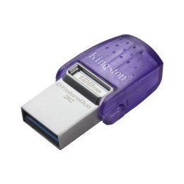 Kingston DataTraveler DT Micro Duo 3C 128 GB, USB typu C i typu A, fioletowy