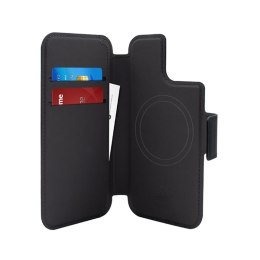 PURO Folio MagSafe Case - Etui iPhone 14 Plus / 12 Pro Max (czarny)