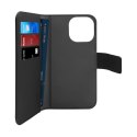 PURO Wallet Detachable MagSafe - Etui 2w1 iPhone 14 Pro (czarny)