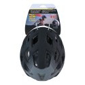 Dunlop - Kask rowerowy MTB 6xLED r. M (Czarno-szary)