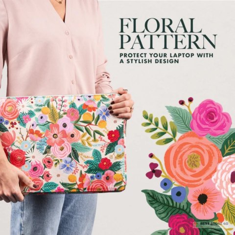 Rifle Paper Laptop Sleeve - Pokrowiec MacBook Pro 15" / Laptop 15,6" (Garden Party Blush) Rifle Paper Laptop Sleeve - Pokrowiec MacBook Pro 15" / Laptop 15,6" (Garden Party Blush)