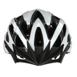 Dunlop - Kask rowerowy MTB r. L (Biało-czarny)