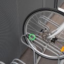 Dunlop - Zapięcie do roweru spiralne na klucz 90 cm (Zielony)