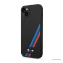 BMW Silicone Slanted Stripes - Etui iPhone 14 Plus (czarny)