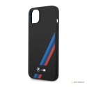 BMW Silicone Slanted Stripes - Etui iPhone 14 Plus (czarny)