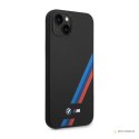 BMW Silicone Slanted Stripes - Etui iPhone 14 (czarny)