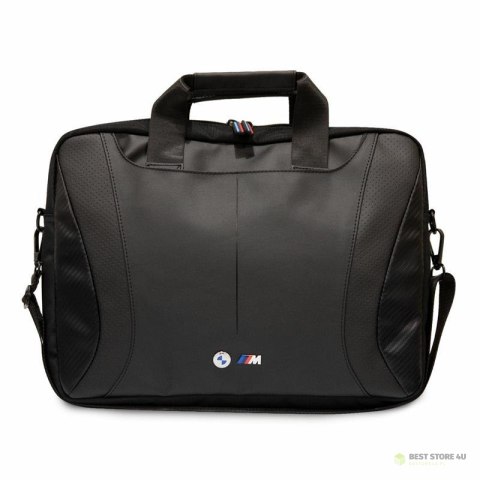 BMW Perforated - Torba na notebooka 16" (czarny)