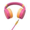 Energy Sistem Lol&Roll Pop Słuchawki dla dzieci różowe (Music Share, odłączany kabel, ograniczenie głośności 85 dB, mikrofon) En