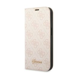 Guess 4G Metal Camera Outline Booktype Case - Etui iPhone 14 Pro (różowy)