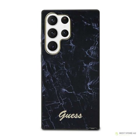 Guess Marble Collection - Etui Samsung Galaxy S23 Ultra (czarny) Guess Marble Collection - Etui Samsung Galaxy S23 Ultra (czarny)