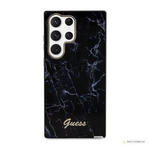 Guess Marble Collection - Etui Samsung Galaxy S23 Ultra (czarny) Guess Marble Collection - Etui Samsung Galaxy S23 Ultra (czarny)