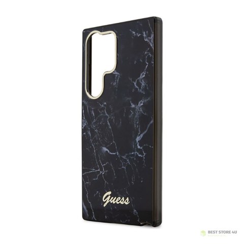 Guess Marble Collection - Etui Samsung Galaxy S23 Ultra (czarny) Guess Marble Collection - Etui Samsung Galaxy S23 Ultra (czarny)