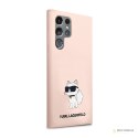 Karl Lagerfeld Silicone NFT Choupette - Etui Samsung Galaxy S23 Ultra (różowy)