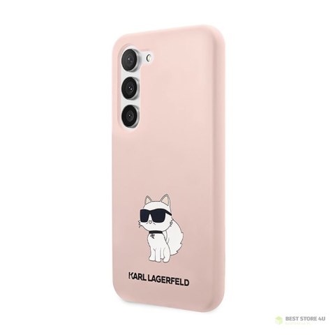 Karl Lagerfeld Silicone NFT Choupette - Etui Samsung Galaxy S23+ (różowy) Karl Lagerfeld Silicone NFT Choupette - Etui Samsung Galaxy S23+ (różowy)