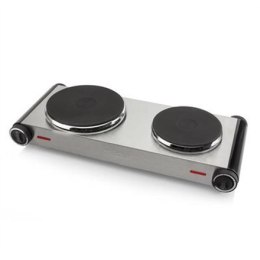 Tristar Free standing table hob KP-6248 Number of burners/cooking zones 2, Stainless Steel/Black, Electric