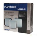 Plafon MONSUN LED 15W, srebrny