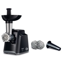 TEFAL Meat mincer NE105838 Black, 1400 W, Number of speeds 1, Throughput (kg/min) 1.7, The set includes 3 stainless steel sieves