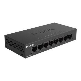 D-Link Switch DGS-108GL/E Niezarządzany, Desktop, 1 Gbps (RJ-45) ilość portów 8