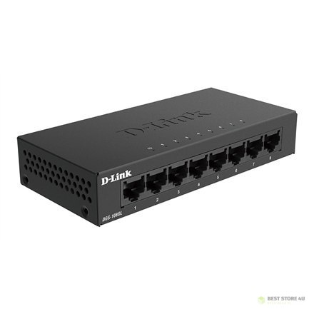 D-Link Switch DGS-108GL/E Niezarządzany, Desktop, 1 Gbps (RJ-45) ilość portów 8 D-Link Switch DGS-108GL/E Niezarządzany, Desktop, 1 Gbps (RJ-45) ilość portów 8