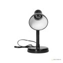 FUPI, lampa biurkowa, 40W, E27, stal + tworzywo, czarna