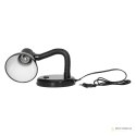 FUPI, lampa biurkowa, 40W, E27, stal + tworzywo, czarna