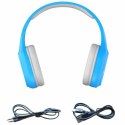 MANTA Słuchawki bezprzewodowe nauszne dla dzieci HDP802BL niebieskie