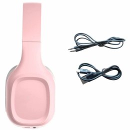 MANTA Słuchawki bezprzewodowe nauszne dla dzieci HDP802PK różowe