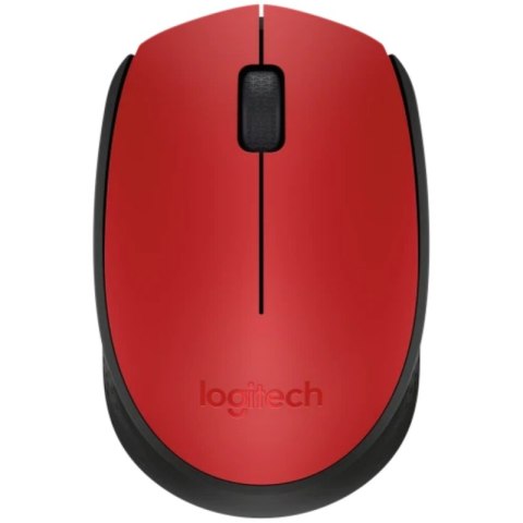 Logitech Mysz M171 bezprzewodowa czerwona