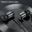 USAMS stereo sluchátka EP-46 USB-C černá / černá 1,2m HSEP4603