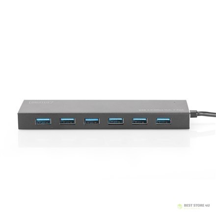 7-portowy koncentrator USB Digitus DA-70241-1 7-portowy koncentrator USB Digitus DA-70241-1
