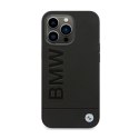 BMW Leather Hot Stamp - Etui iPhone 14 Pro (Czarny)