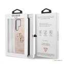 Guess 4G Big Metal Logo - Etui Samsung Galaxy S22 Ultra (różowy)