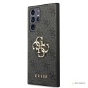 Guess 4G Big Metal Logo - Etui Samsung Galaxy S22 Ultra (szary)