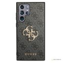 Guess 4G Big Metal Logo - Etui Samsung Galaxy S22 Ultra (szary)