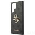 Guess 4G Big Metal Logo - Etui Samsung Galaxy S22 Ultra (szary)