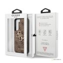 Guess 4G Big Metal Logo - Etui Samsung Galaxy S22 (brązowy)