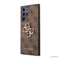 Guess 4G Big Metal Logo - Etui Samsung Galaxy S23 Ultra (brązowy)