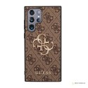 Guess 4G Big Metal Logo - Etui Samsung Galaxy S23 Ultra (brązowy)