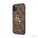 Guess 4G Big Metal Logo - Etui iPhone 11 Pro (brązowy)