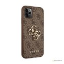 Guess 4G Big Metal Logo - Etui iPhone 11 Pro (brązowy)