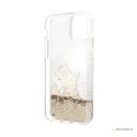 Karl Lagerfeld Liquid Glitter Choupette Fun - Etui iPhone 11 (złoty)