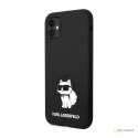 Karl Lagerfeld Silicone NFT Choupette - Etui iPhone 11 (czarny)