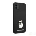 Karl Lagerfeld Silicone NFT Choupette - Etui iPhone 11 (czarny)