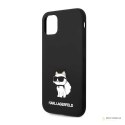 Karl Lagerfeld Silicone NFT Choupette - Etui iPhone 11 (czarny)