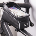 Vodotěsná taška na kolo s krytým držákem telefonu Model02 černá