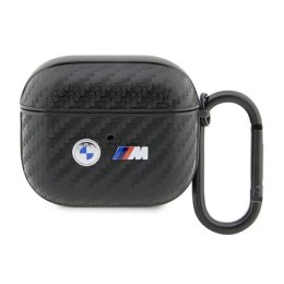 BMW Carbon Double Metal Logo - Etui AirPods 3 (Czarny)