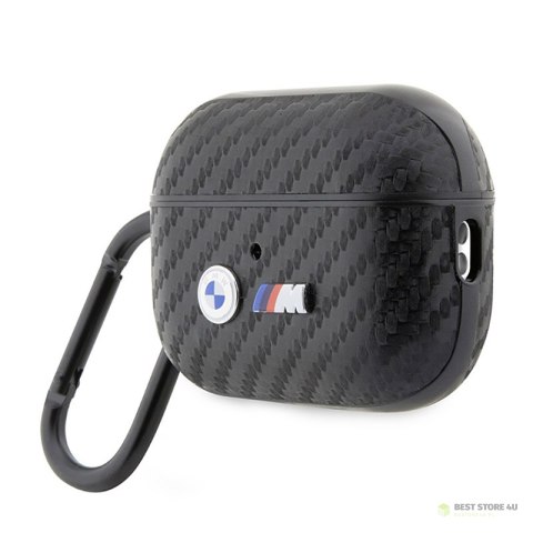 BMW Carbon Double Metal Logo - Etui AirPods Pro 2 (Czarny) BMW Carbon Double Metal Logo - Etui AirPods Pro 2 (Czarny)
